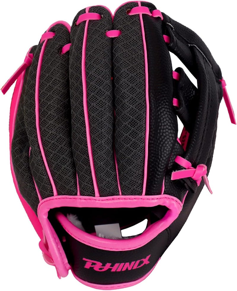 PHINIX Baseball Glove Tee Ball Mitts for Kids Play & Training 8.5" - Image 3